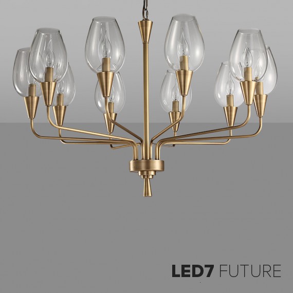 Loft Industry Modern - Sunrise Chandelier